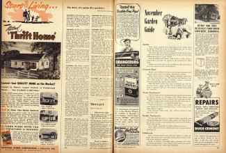 Better Homes & Gardens November 1950 Magazine Article: Page 276