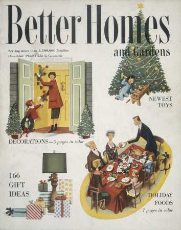 Better Homes & Gardens December 1950 Magazine Cover