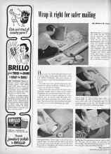 Better Homes & Gardens December 1950 Magazine Article: Wrap it right for safer mailing