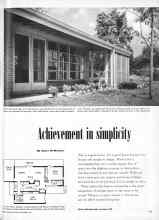 Better Homes & Gardens December 1950 Magazine Article: Achievement in simplicity
