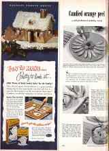 Better Homes & Gardens December 1950 Magazine Article: Candied orange peel--old-fashioned holiday treat
