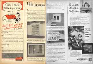 Better Homes & Gardens December 1950 Magazine Article: NEW--for your home