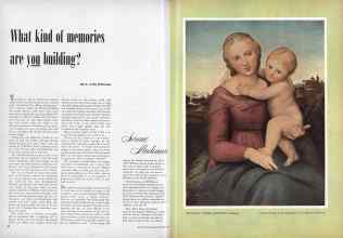 Better Homes & Gardens December 1950 Magazine Article: What kind of memories are yon building?