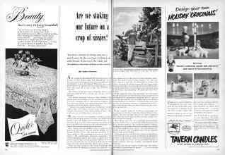 Better Homes & Gardens December 1950 Magazine Article: Are we staking our future on a crop of sissies?