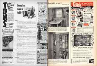 Better Homes & Gardens December 1950 Magazine Article: Page 184