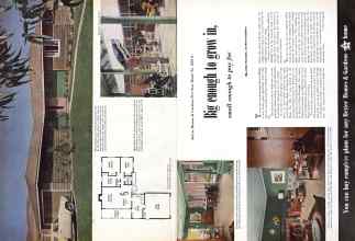 Better Homes & Gardens January 1951 Magazine Article: Big enough to grown in, small enough to pay for