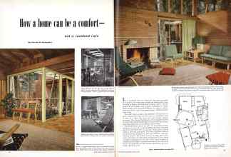 Better Homes & Gardens January 1951 Magazine Article: How a home can be a comfort--not a constant care