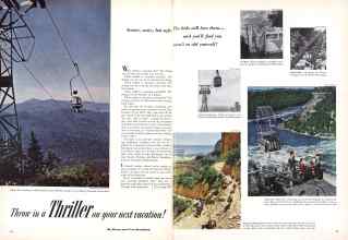 Better Homes & Gardens January 1951 Magazine Article: Throw in a Thriller on your next vacation!