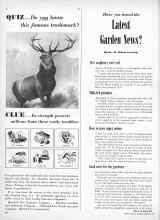 Better Homes & Gardens February 1951 Magazine Article: Have you heard the Latest Garden News?