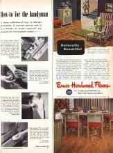 Better Homes & Gardens February 1951 Magazine Article: How-to for the handyman