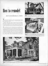 Better Homes & Gardens February 1951 Magazine Article: How to remodel