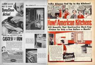 Better Homes & Gardens February 1951 Magazine Article: Page 128