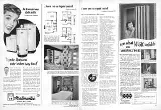 Better Homes & Gardens February 1951 Magazine Article: Page 154
