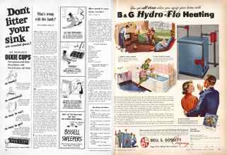 Better Homes & Gardens February 1951 Magazine Article: Page 158