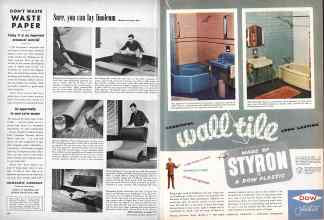 Better Homes & Gardens February 1951 Magazine Article: Page 166