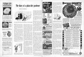 Better Homes & Gardens February 1951 Magazine Article: The diary of a plain dirt gardener