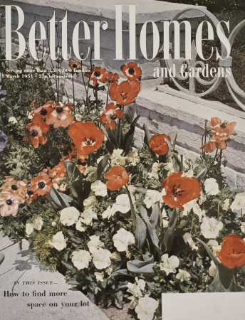 Better Homes & Gardens March 1951 Magazine Cover