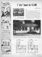 Better Homes & Gardens March 1951 Magazine Article: A 