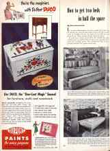 Better Homes & Gardens March 1951 Magazine Article: How to get two beds in half the space