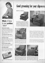 Better Homes & Gardens March 1951 Magazine Article: Good grooming for your slipcovers