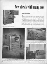 Better Homes & Gardens March 1951 Magazine Article: New chests with many uses