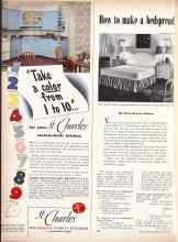 Better Homes & Gardens March 1951 Magazine Article: How to make a bedspread