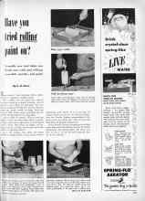 Better Homes & Gardens March 1951 Magazine Article: Have you tried rolling paint on!