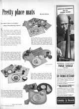 Better Homes & Gardens March 1951 Magazine Article: Pretty place mats