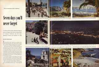 Better Homes & Gardens March 1951 Magazine Article: Seven days you'll never forget