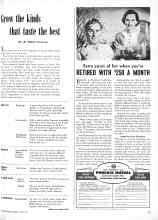 Better Homes & Gardens April 1951 Magazine Article: Grow the kinds that taste the best