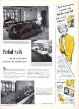 Better Homes & Gardens April 1951 Magazine Article: Partial walls