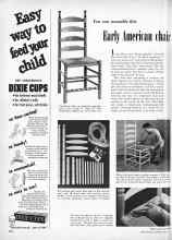 Better Homes & Gardens April 1951 Magazine Article: You can assemble this Early American chair