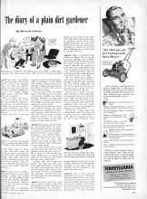 Better Homes & Gardens April 1951 Magazine Article: The diary of a plain dirt gardener
