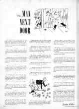 Better Homes & Gardens April 1951 Magazine Article: The MAN NEXT DOOR