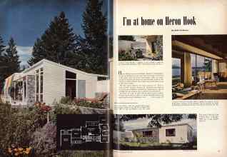 Better Homes & Gardens April 1951 Magazine Article: I'm at home on Heron Hook