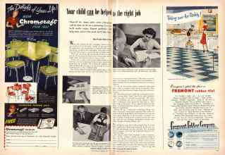 Better Homes & Gardens April 1951 Magazine Article: Your child can be helped to the right job
