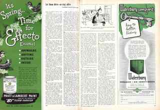 Better Homes & Gardens April 1951 Magazine Article: Page 166