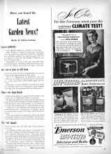 Better Homes & Gardens May 1951 Magazine Article: Have you heard the Latest Garden News?