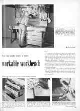 Better Homes & Gardens May 1951 Magazine Article: You can make yours a more workable workbench