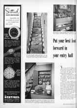 Better Homes & Gardens May 1951 Magazine Article: Put your best foot forward in your entry hall