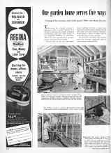 Better Homes & Gardens May 1951 Magazine Article: One garden house serves five ways