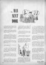 Better Homes & Gardens May 1951 Magazine Article: The MAN NEXT DOOR
