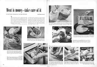 Better Homes & Gardens May 1951 Magazine Article: Meat is money-take care of it