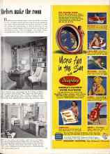 Better Homes & Gardens June 1951 Magazine Article: Shelves make the room