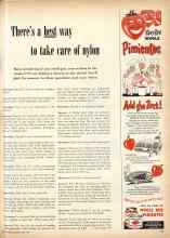 Better Homes & Gardens June 1951 Magazine Article: There's a best way to take care of nylon