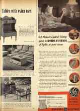 Better Homes & Gardens June 1951 Magazine Article: Tables with extra uses