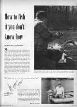 Better Homes & Gardens June 1951 Magazine Article: How to fish if yon don't know how