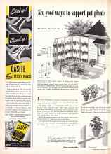 Better Homes & Gardens June 1951 Magazine Article: Six good ways to support pot plants