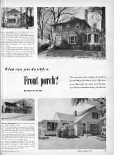 Better Homes & Gardens June 1951 Magazine Article: What can you do with a Front porch?