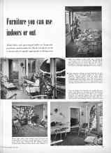 Better Homes & Gardens June 1951 Magazine Article: Furniture yon can use indoors or out